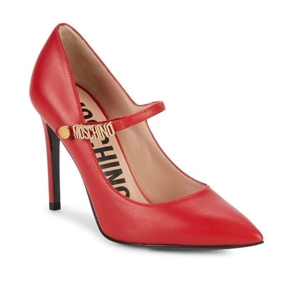 Moschino Shoes - Moschino Leather Mary Jane Pump size 36